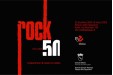 Palazzo delle esposizioni - comunicazione manifesto rock 50